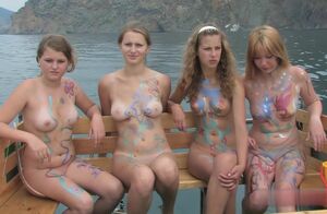 Naked Little girls on Boat total Flick..